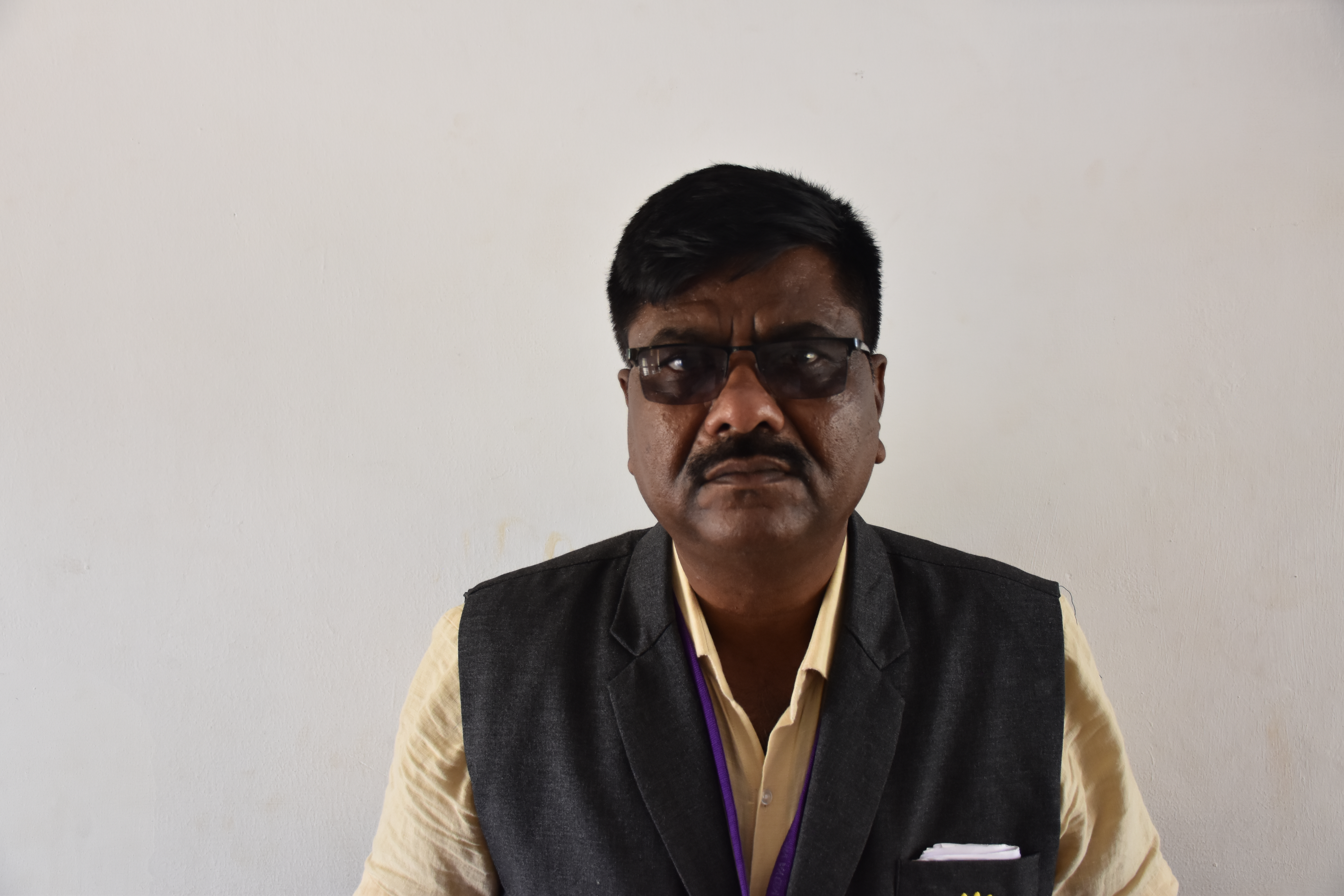 eshwarappa - head master of N.K. Ganapaiah Rotary School Hassan