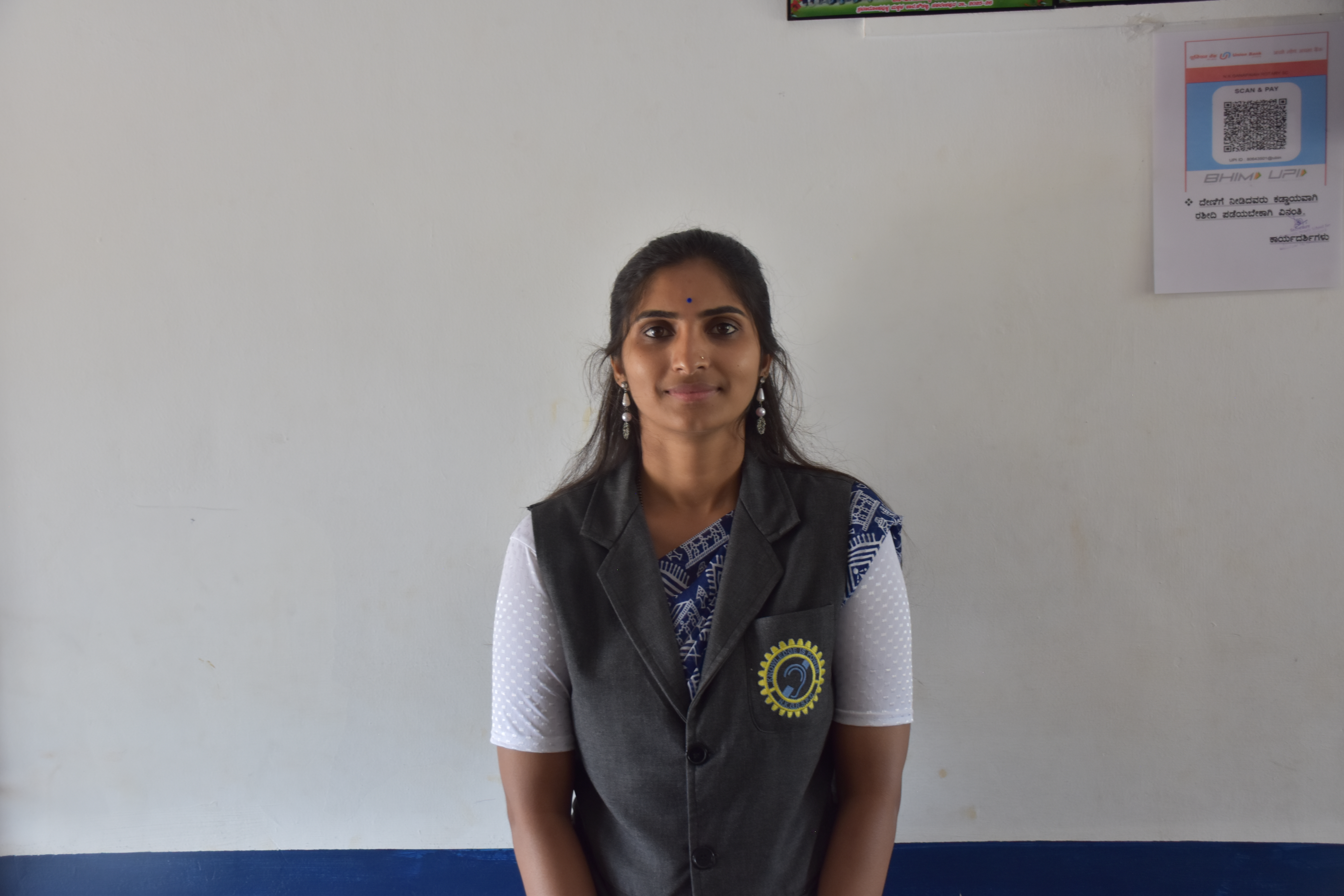 kanchana - Accountant of N.K. Ganapaiah Rotary School Hassan